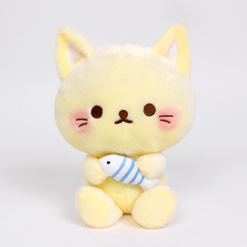 코코프렌즈 코코펫 고양이 인형 옐로우 25CM