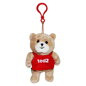 TED2 영화 속 말하는 곰인형 테드 14CM 레드 가방고리