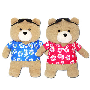 19곰 테드 여름한정 하와이안셔츠 인형 2종